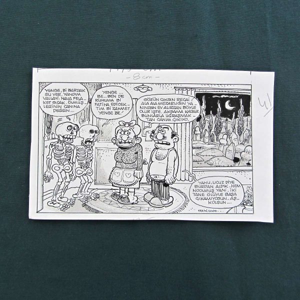 MEZARLIK KONULU ORİJİNAL KARİKATÜR 50 MEZARLIK KONULU ORİJİNAL KARİKATÜR