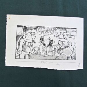 S2886 Sahhaf Net ORIJINAL KARIKATUR Efemera ORİJİNAL KARİKATÜR