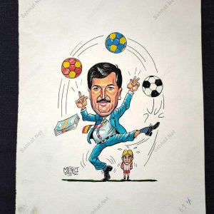 MESUT YAVUZ İMZALI ORİJİNAL KARİKATÜR 14x19 3 MESUT YAVUZ İMZALI ORİJİNAL KARİKATÜR 14×19