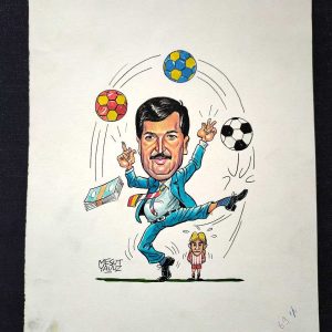 MESUT YAVUZ İMZALI ORİJİNAL KARİKATÜR 14x19 6 MESUT YAVUZ İMZALI ORİJİNAL KARİKATÜR 14×19