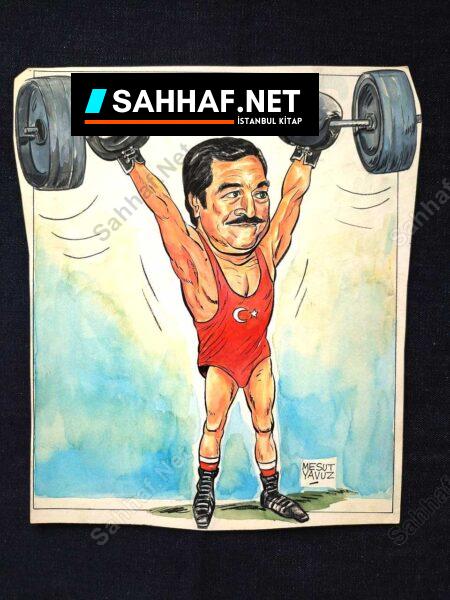 MESUT YAVUZ İMZALI ORİJİNAL KARİKATÜR - Sahhaf.Net