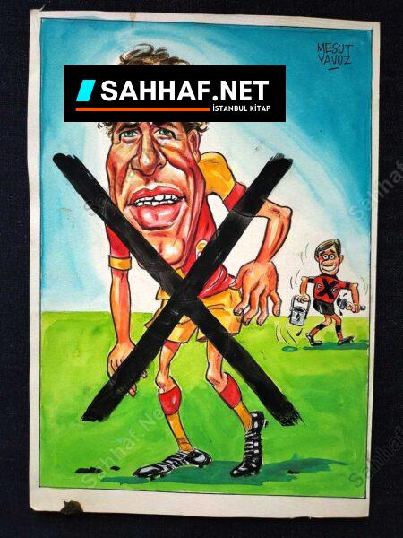 MESUT YAVUZ İMZALI ORİJİNAL KARİKATÜR - Sahhaf.Net