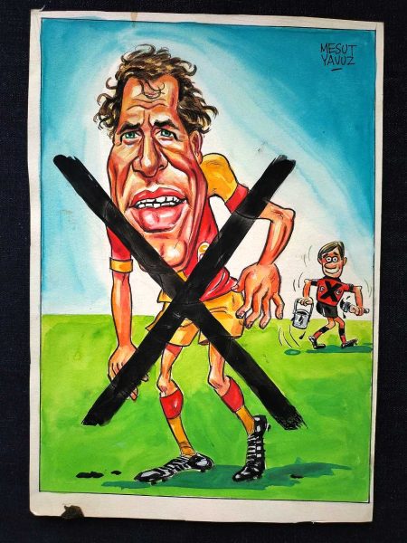 MESUT YAVUZ İMZALI ORİJİNAL KARİKATÜR 18x20 57 MESUT YAVUZ İMZALI ORİJİNAL KARİKATÜR 18×20