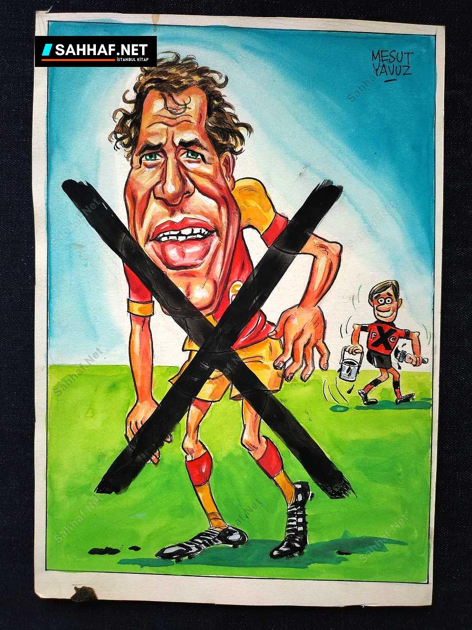 MESUT YAVUZ İMZALI ORİJİNAL KARİKATÜR 18x20 1 MESUT YAVUZ İMZALI ORİJİNAL KARİKATÜR 18x20