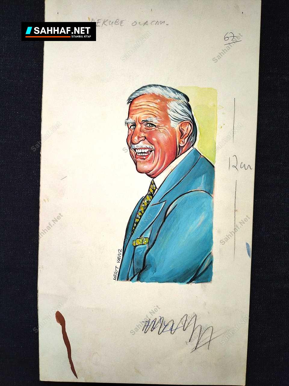 MESUT YAVUZ İMZALI ORİJİNAL KARİKATÜR 9x18 1 MESUT YAVUZ İMZALI ORİJİNAL KARİKATÜR 9x18