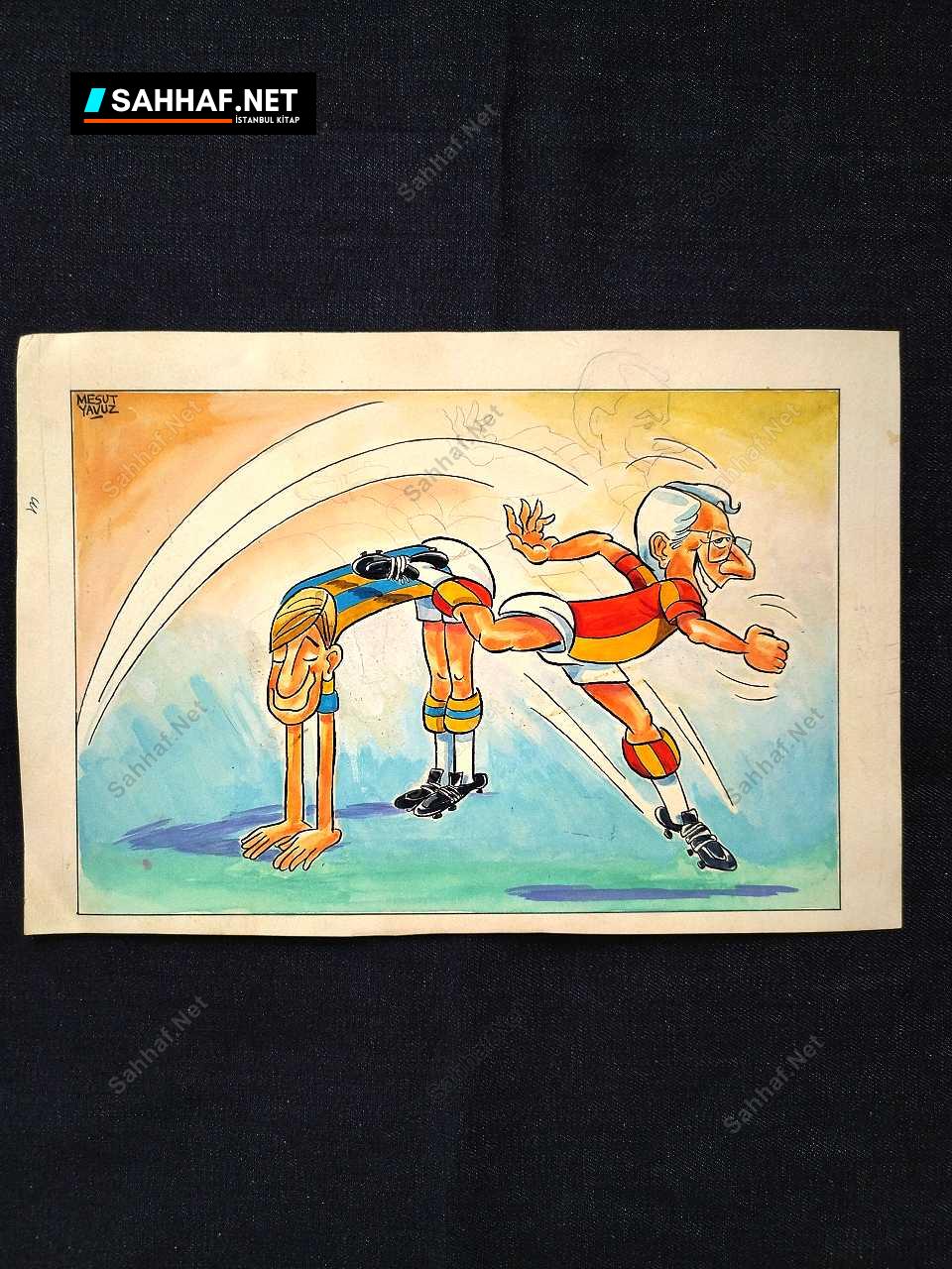 MESUT YAVUZ İMZALI ORİJİNAL KARİKATÜR 22x15 1 MESUT YAVUZ İMZALI ORİJİNAL KARİKATÜR 22x15