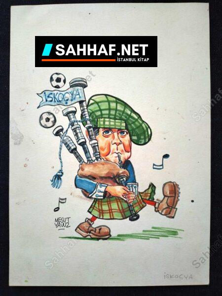 MESUT YAVUZ İMZALI ORİJİNAL KARİKATÜR - Sahhaf.Net