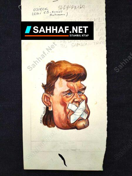 MESUT YAVUZ İMZALI ORİJİNAL KARİKATÜR - Sahhaf.Net