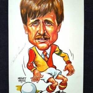 MESUT YAVUZ İMZALI BASKI KARİKATÜR 11x21