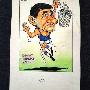 MESUT YAVUZ İMZALI ORİJİNAL KARİKATÜR 11x16 11 MESUT YAVUZ İMZALI ORİJİNAL KARİKATÜR 11×16