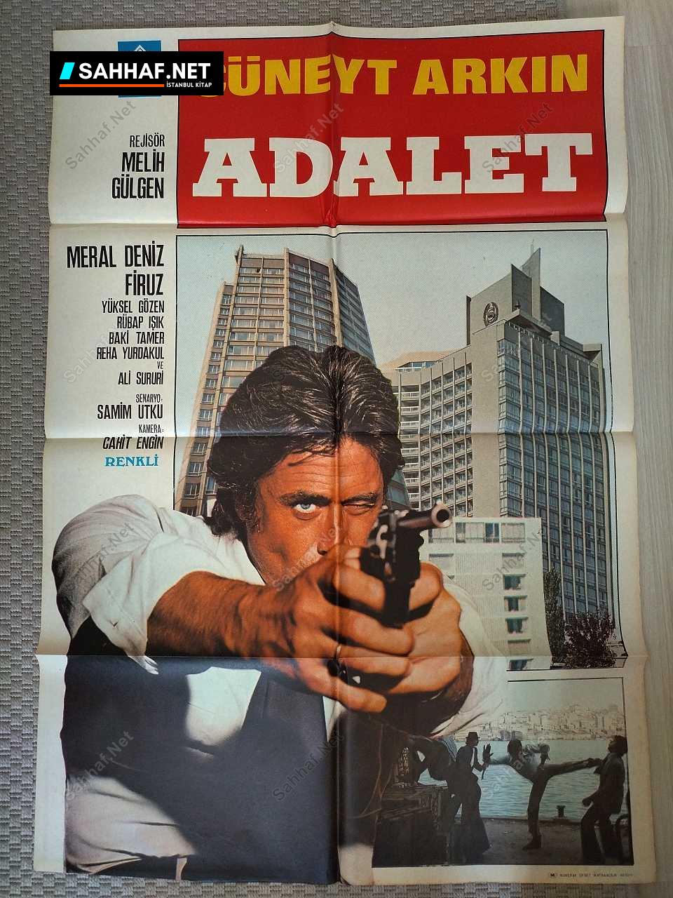 ADALET - Sinema Afişi 298 S2922 Sahhaf Net Sinema Afisi ADALET Efemera ADALET - Sinema Afişi