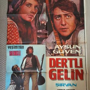 S2923 Sahhaf Net Sinema Afişi DERTLİ GELİN Efemera