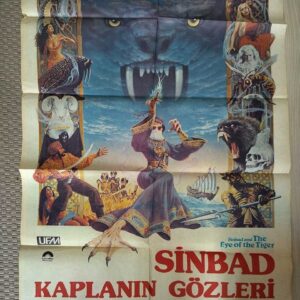 S2924 Sahhaf Net Sinema Afişi SİNBAD KAPLANIN GÖZLERİ Efemera