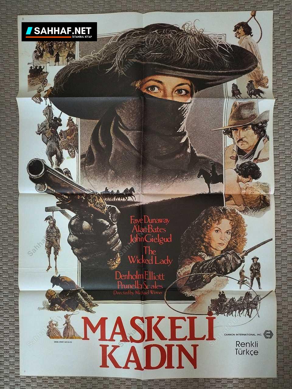 MASKELİ KADIN - Sinema Afişi 322 S2927 Sahhaf Net Sinema Afisi MASKELI KADIN Efemera MASKELİ KADIN - Sinema Afişi
