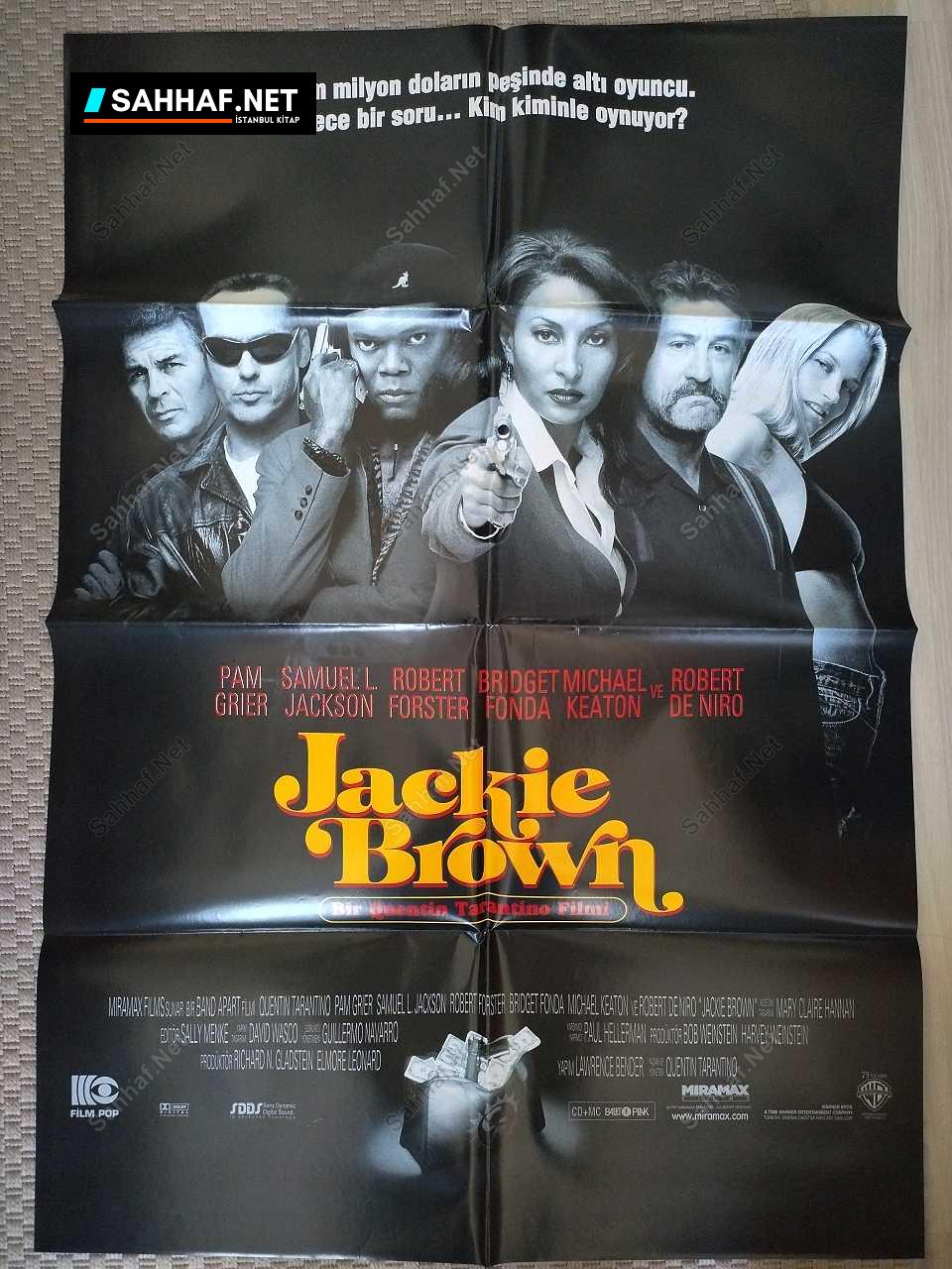 JACKIE BROWN - Sinema Afişi 274 S2933 Sahhaf Net Sinema Afisi JACKIE BROWN Efemera JACKIE BROWN - Sinema Afişi