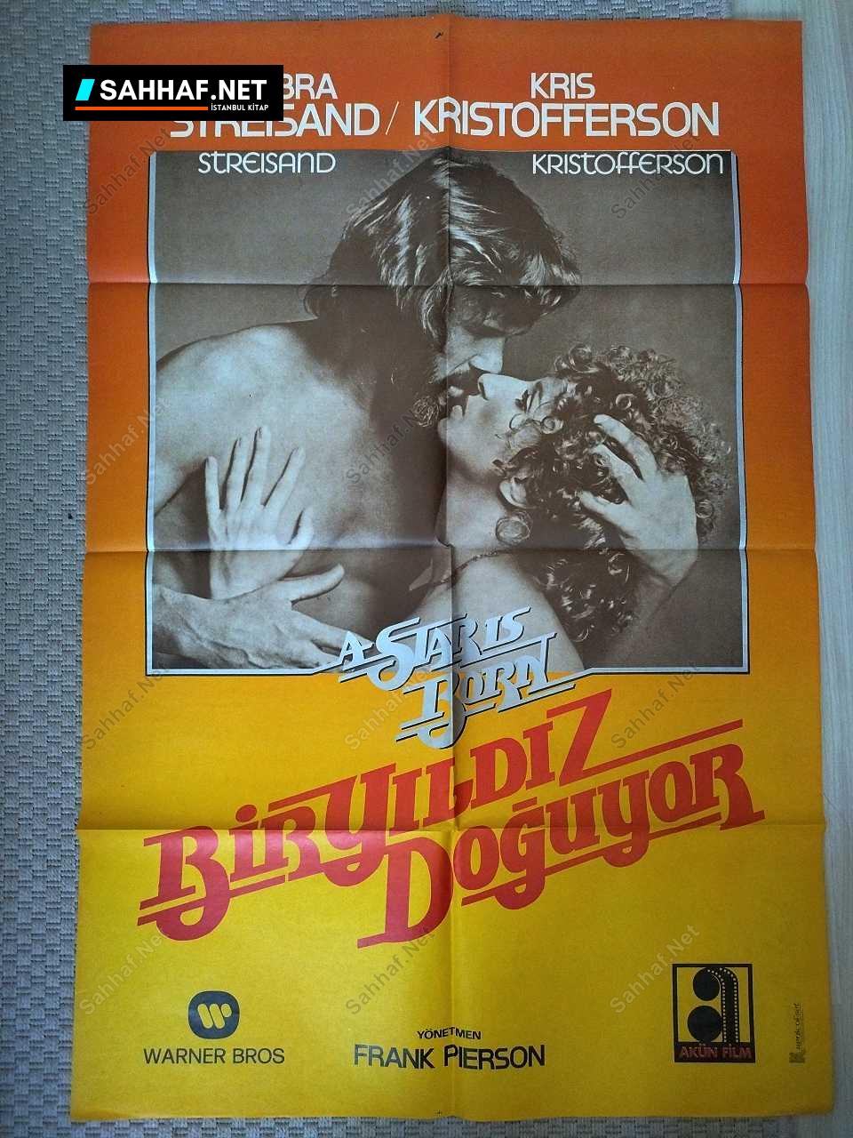 BİR YILDIZ DOĞUYOR - Sinema Afişi 370 S2936 Sahhaf Net Sinema Afisi BIR YILDIZ DOGUYOR Efemera BİR YILDIZ DOĞUYOR - Sinema Afişi