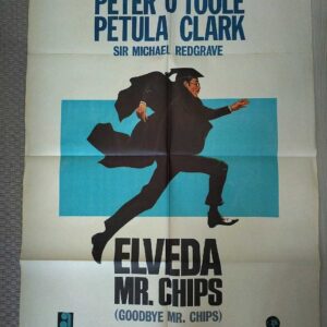 S2937 Sahhaf Net Sinema Afişi ELVEDA MR.CHIPS Efemera