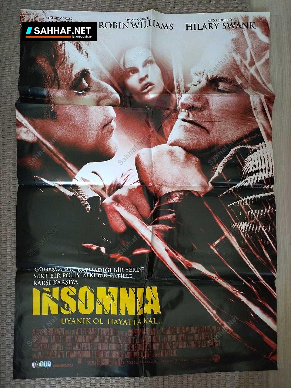 INSOMNIA - Sinema Afişi 314 S2944 Sahhaf Net Sinema Afisi INSOMNIA Efemera INSOMNIA - Sinema Afişi