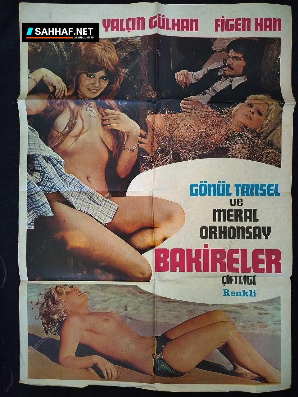 BAKİRELER ÇİFTLİĞİ - Sinema Afişi 346 S2963 Sahhaf Net Sinema Afisi BAKIRELER CIFTLIGI Efemera BAKİRELER ÇİFTLİĞİ - Sinema Afişi