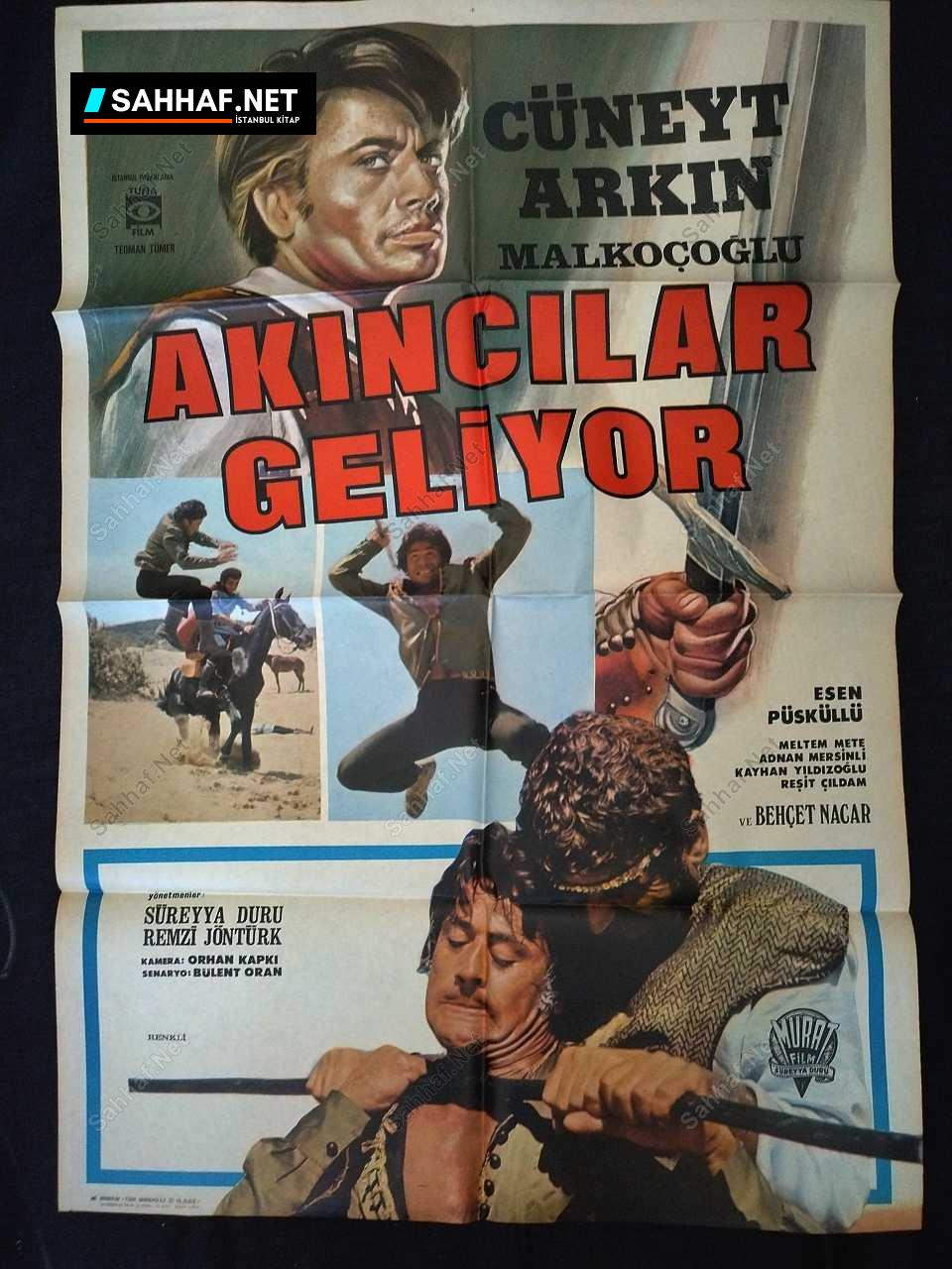 AKINCILAR GELİYOR - Sinema Afişi 338 S2966 Sahhaf Net Sinema Afisi AKINCILAR GELIYOR Efemera AKINCILAR GELİYOR - Sinema Afişi