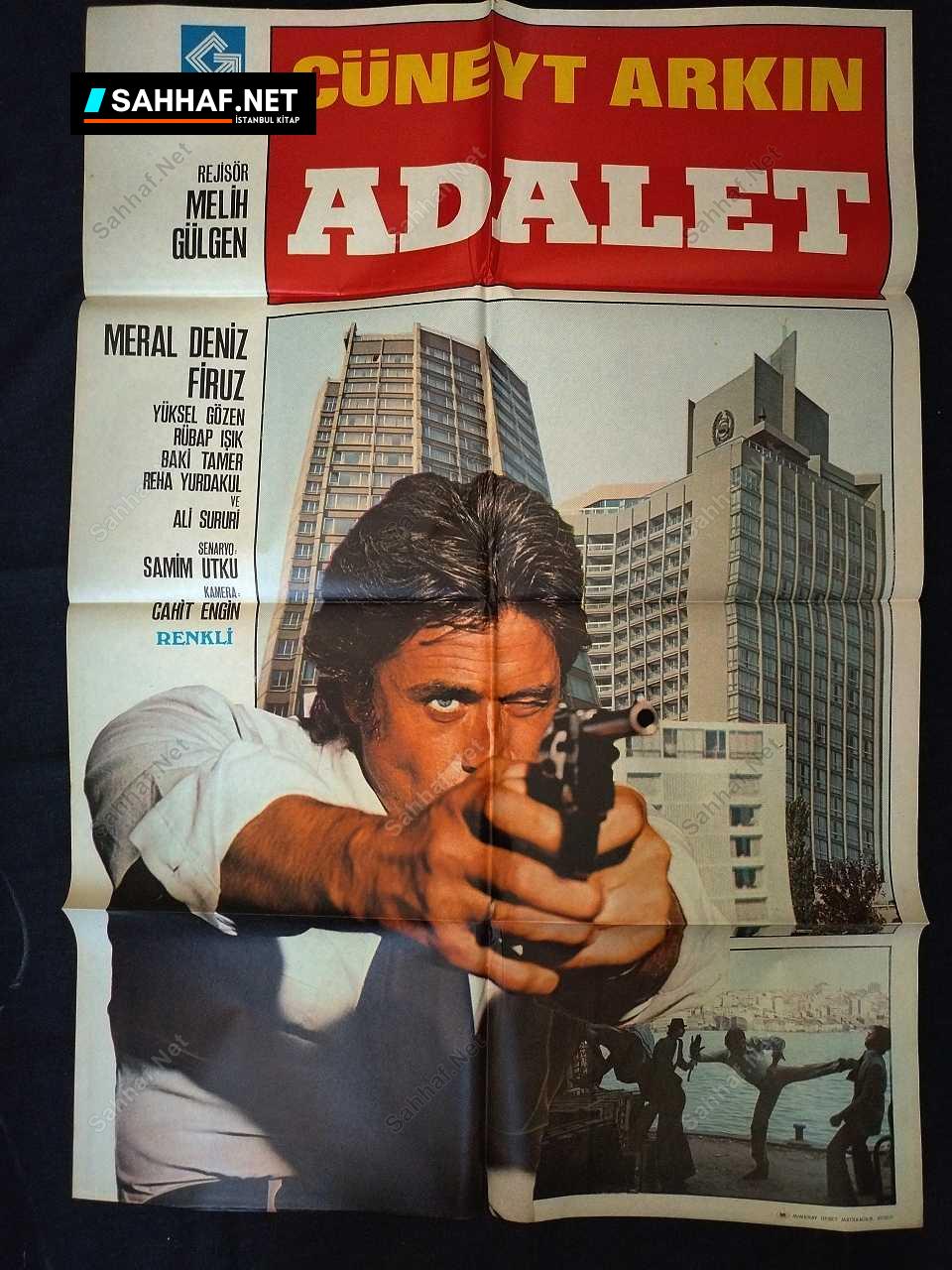 ADALET - Sinema Afişi 354 S2969 Sahhaf Net Sinema Afisi ADALET Efemera ADALET - Sinema Afişi