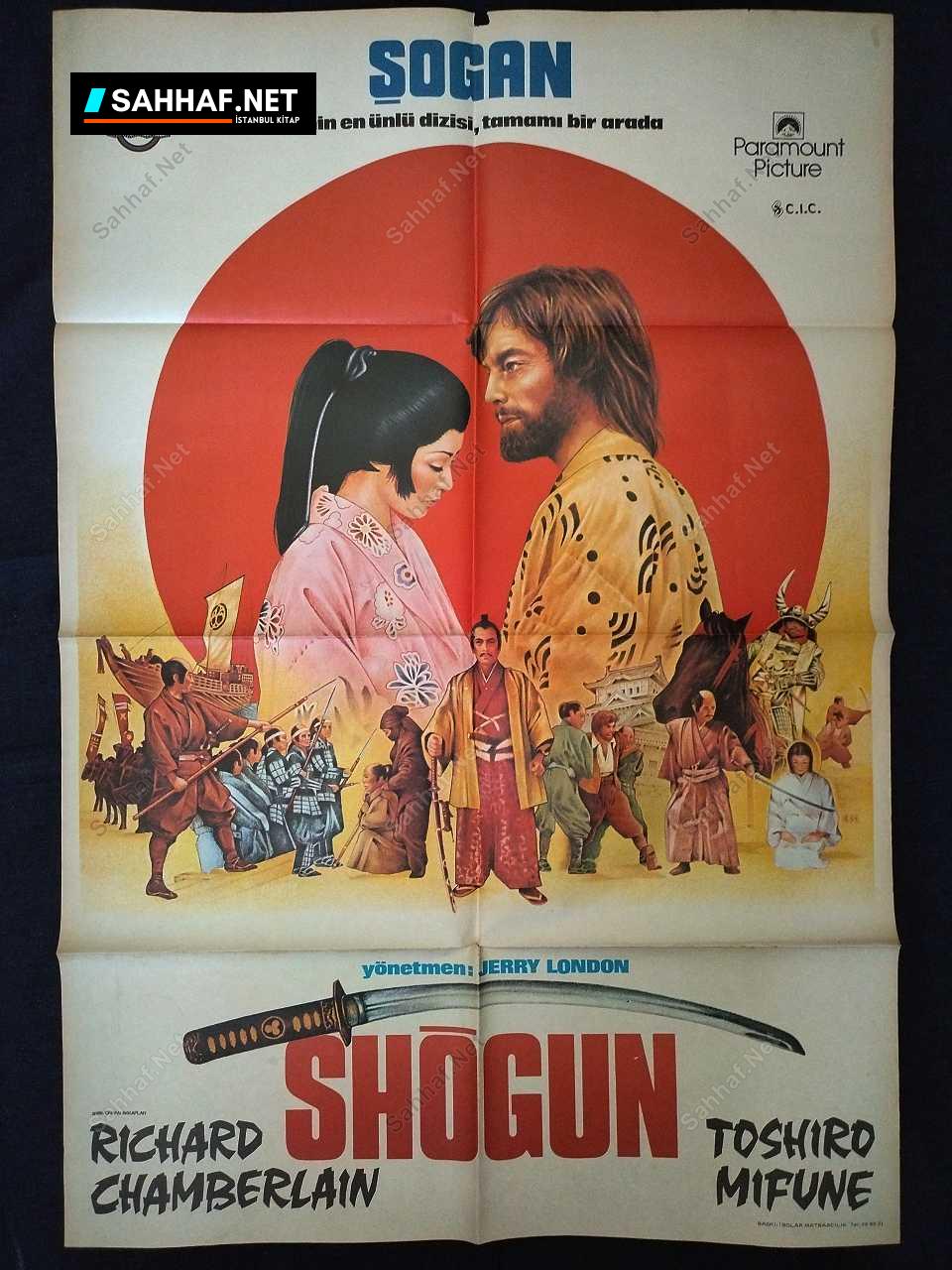 SHOGUN - Sinema Afişi 282 S2971 Sahhaf Net Sinema Afisi SHOGUN Efemera SHOGUN - Sinema Afişi