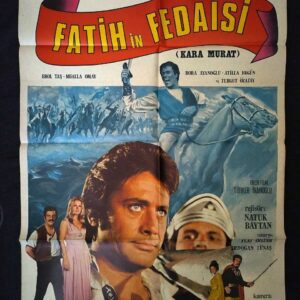 S2974 Sahhaf Net Sinema Afişi FATİH'İN FEDAİSİ KARA MURAT Efemera