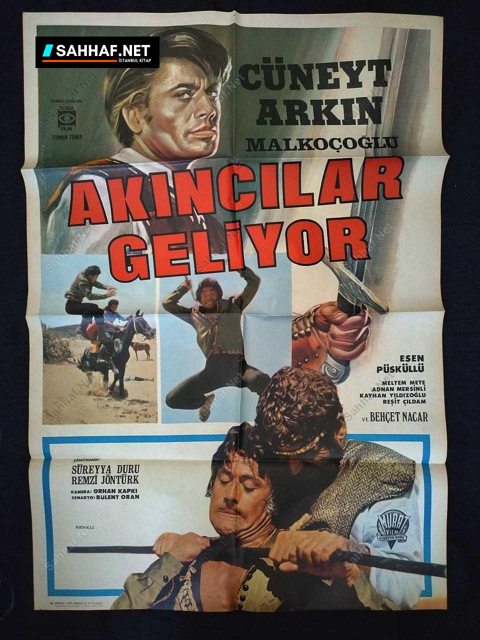 AKINCILAR GELİYOR - Sinema Afişi 258 S2979 Sahhaf Net Sinema Afisi AKINCILAR GELIYOR Efemera AKINCILAR GELİYOR - Sinema Afişi
