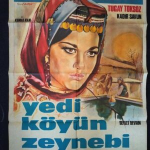 S2980 Sahhaf Net Sinema Afişi YEDİ KÖYÜN ZEYNEBİ Efemera