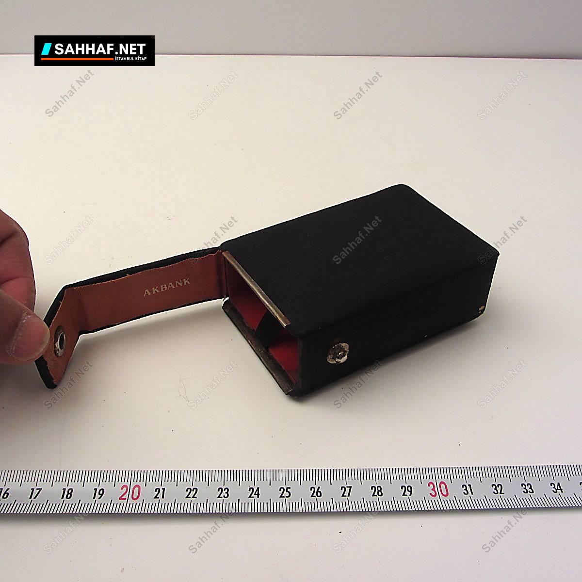 Akbank Sigaralık 370 n0766 akbank sigaralik nadir obje Akbank Sigaralık