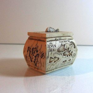 n0921 balik yagi kutusu nadir obje Balık Yağı Kutusu