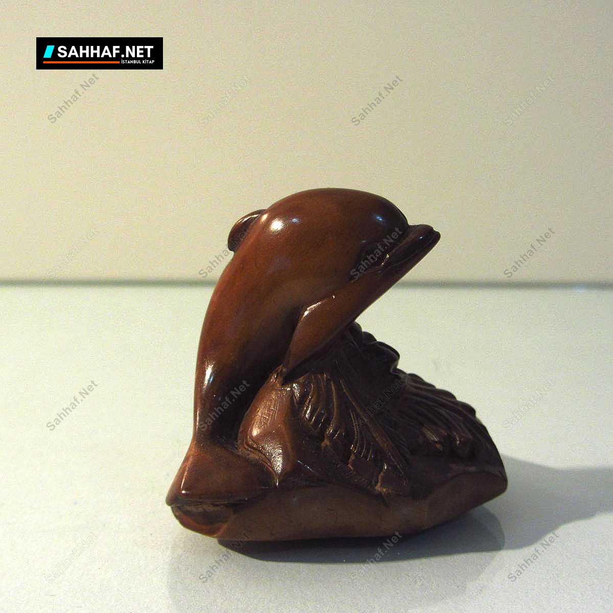 Lületaşı Yunus Figürü 274 n0933 luletasi yunus figuru nadir obje Lületaşı Yunus Figürü