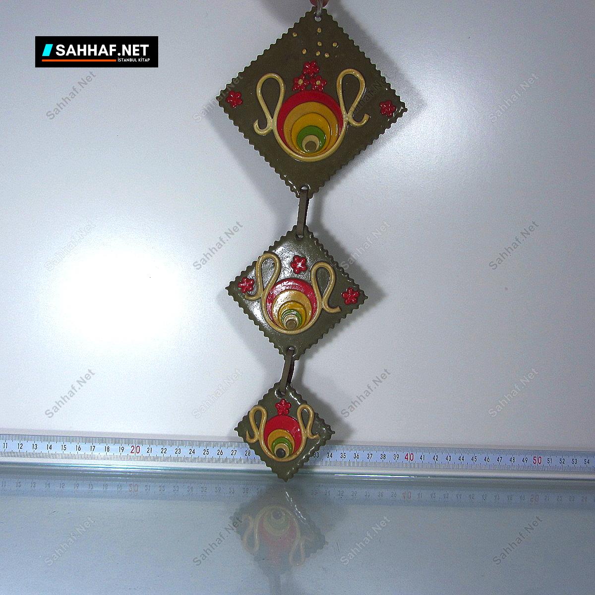 El Yapımı Vintage Duvar Süsü 322 n1102 el yapimi duvar susu nadir obje El Yapımı Vintage Duvar Süsü