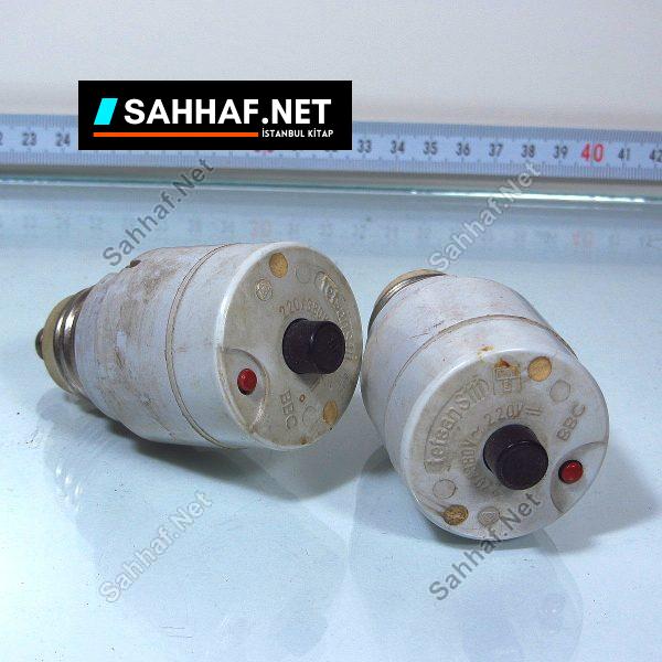 Eski Tip Sigorta 2 Adet - Sahhaf.Net