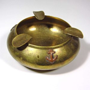 n1585 denizcilik temali kulluk nadir obje Denizcilik Temalı Küllük