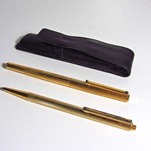 n1913 metal kalem takimi nadir obje 2