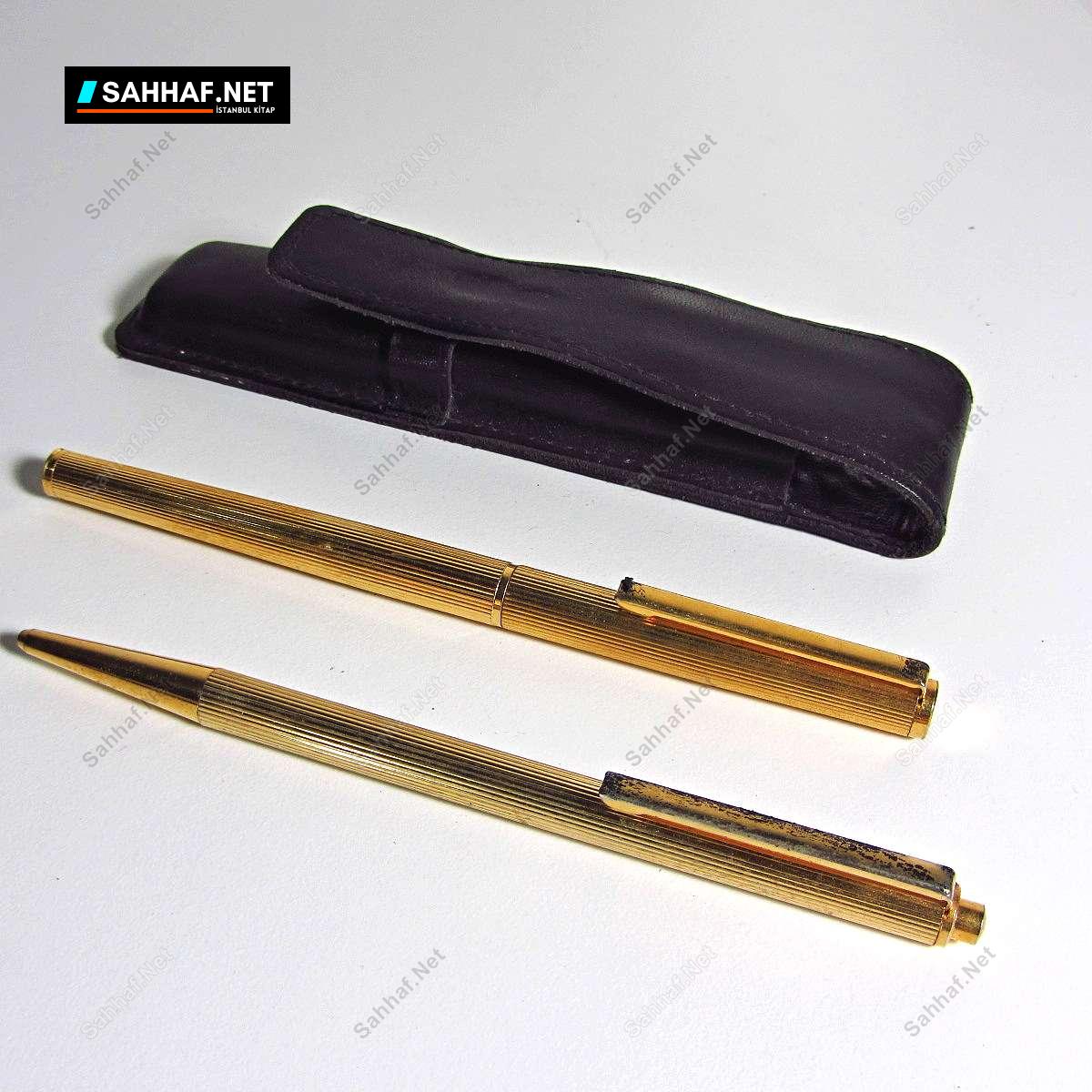 n1913 metal kalem takimi nadir obje 2