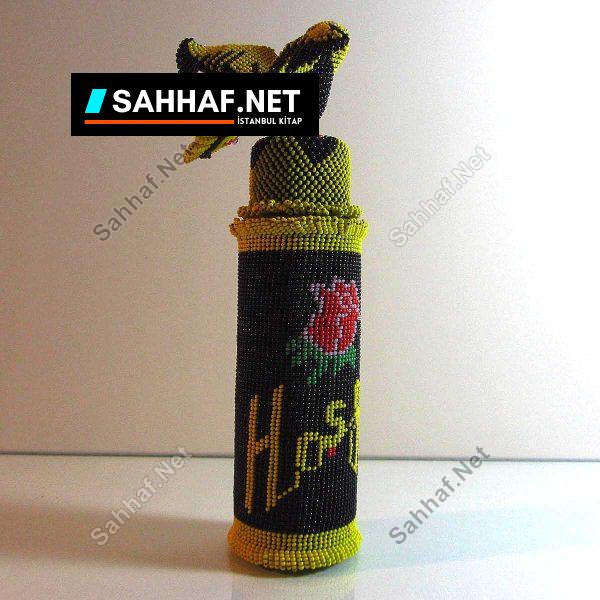 Boncuk İşi Kolonya Şişesi - Sahhaf.Net