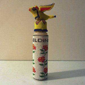 Boncuk İşi Kolonya Şişesi