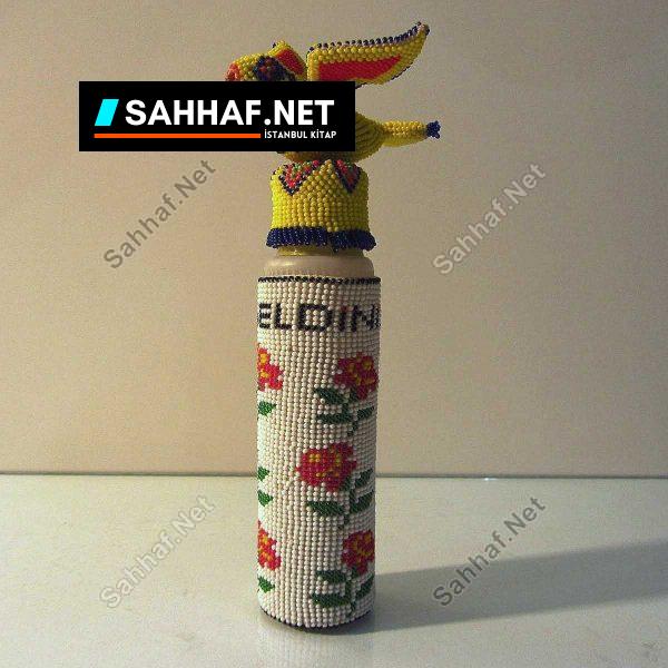 Boncuk İşi Kolonya Şişesi - Sahhaf.Net
