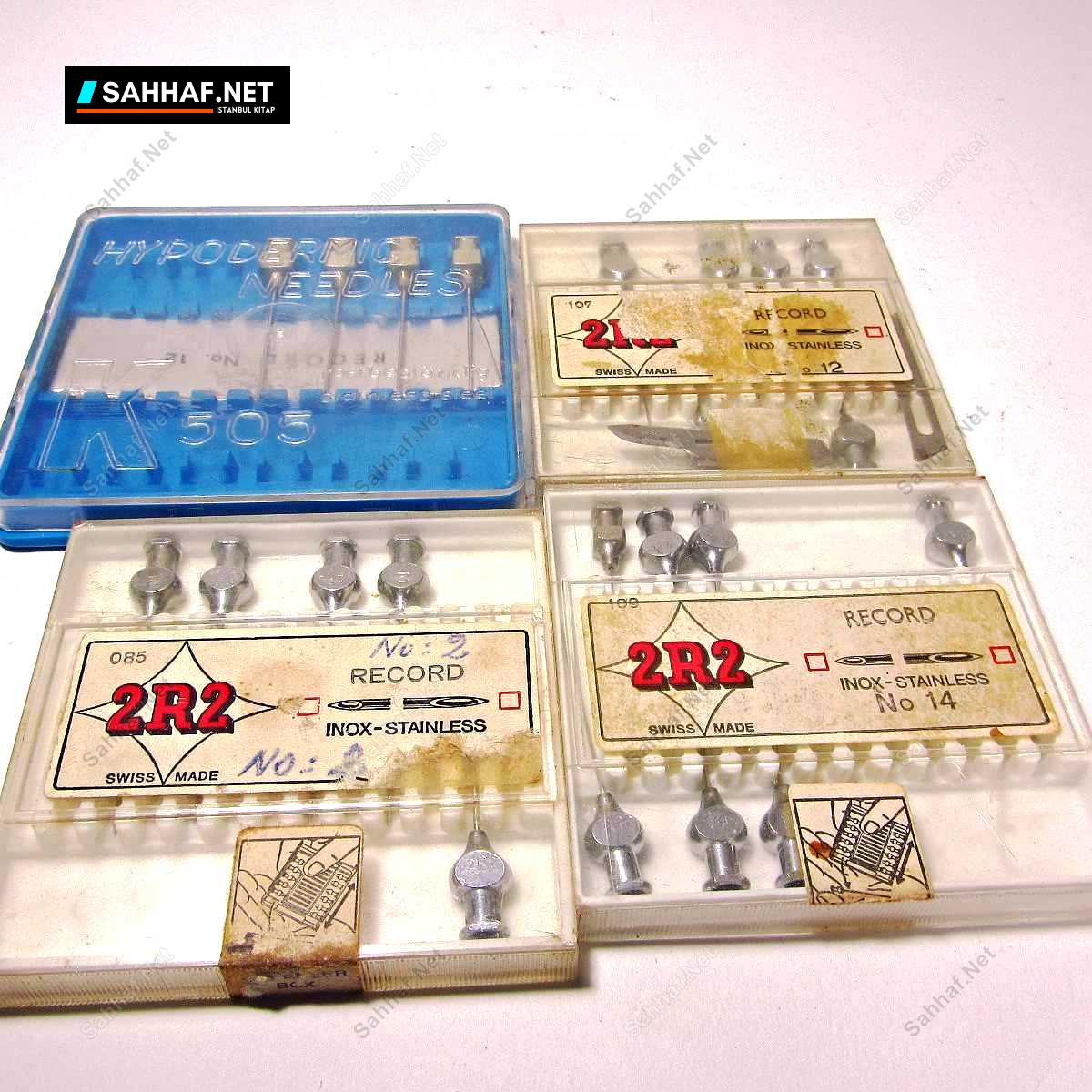 4 Kutu Muhtelif Enjektör İğneleri 1 4 Kutu Muhtelif Enjektör İğneleri