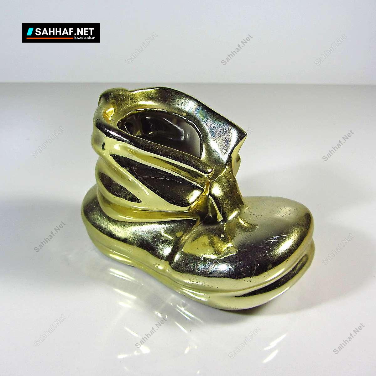 Altın Renkli Porselen Küllük 1 Altın Renkli Porselen Küllük