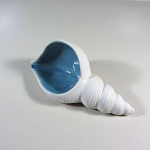 Deniz Kabuğu Porselen Küllük /  Duvar Süsü