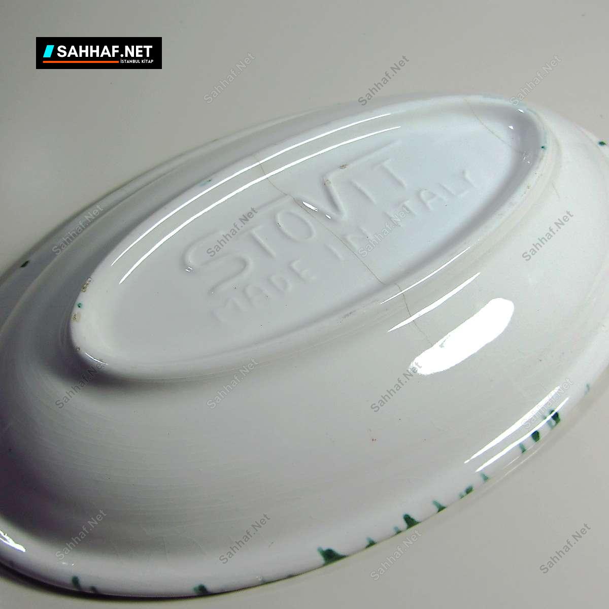 İtalyan Balık Tabağı 1900'ler Başı 6 İtalyan Balık Tabağı 1900'ler Başı - Görsel 6