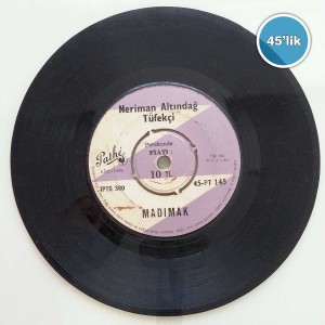 NERİMAN ALTINDAĞ TÜFEKÇİ - Dağlar Ağardı Kardan - Madımak - 45lik Plak