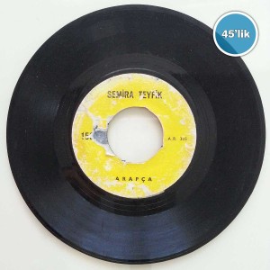 SEMİRA TEYFİK - Arapça - Arapça - 45lik Plak