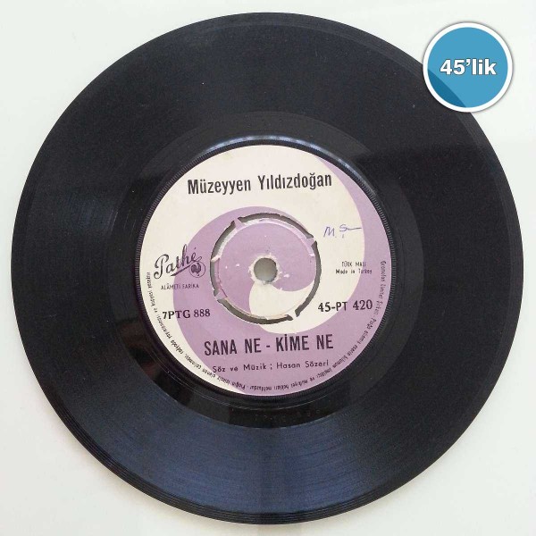 MÜZEYYEN YILDIZDOĞAN – Benim Kaderim – Sana Ne Kime Ne – 45lik Plak