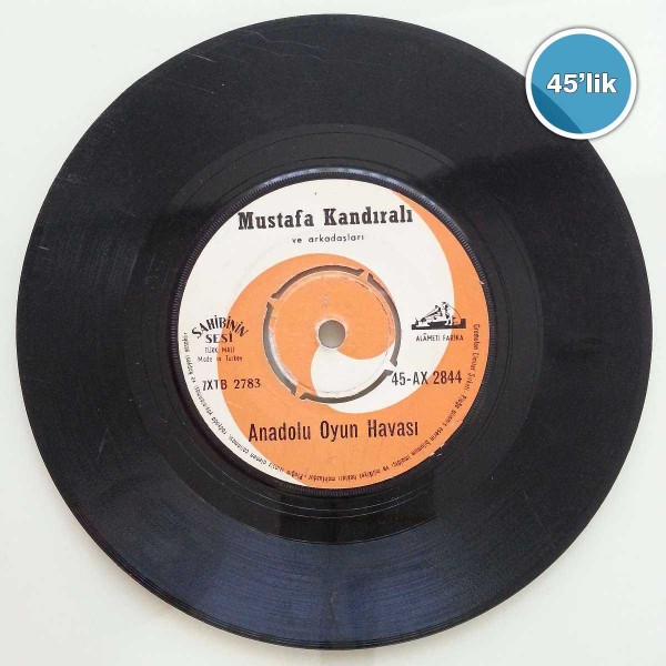 MUSTAFA KANDIRALI - Kasap Havası - Anadolu Oyun Havası - 45lik Plak 49 MUSTAFA KANDIRALI – Kasap Havası – Anadolu Oyun Havası – 45lik Plak