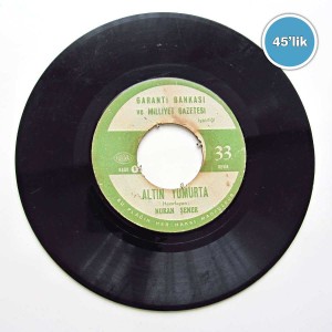 NURAN ŞENER - Tekir İle Bıdık - Altın Yumurta - 45lik Plak