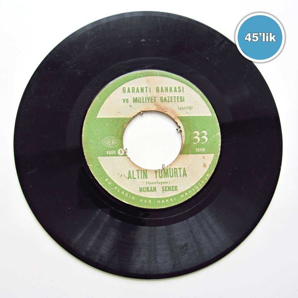 NURAN ŞENER - Tekir İle Bıdık - Altın Yumurta - 45lik Plak 55 NURAN ŞENER – Tekir İle Bıdık – Altın Yumurta – 45lik Plak